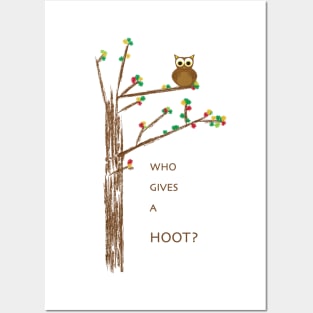 WHO GIVES A HOOT? Posters and Art